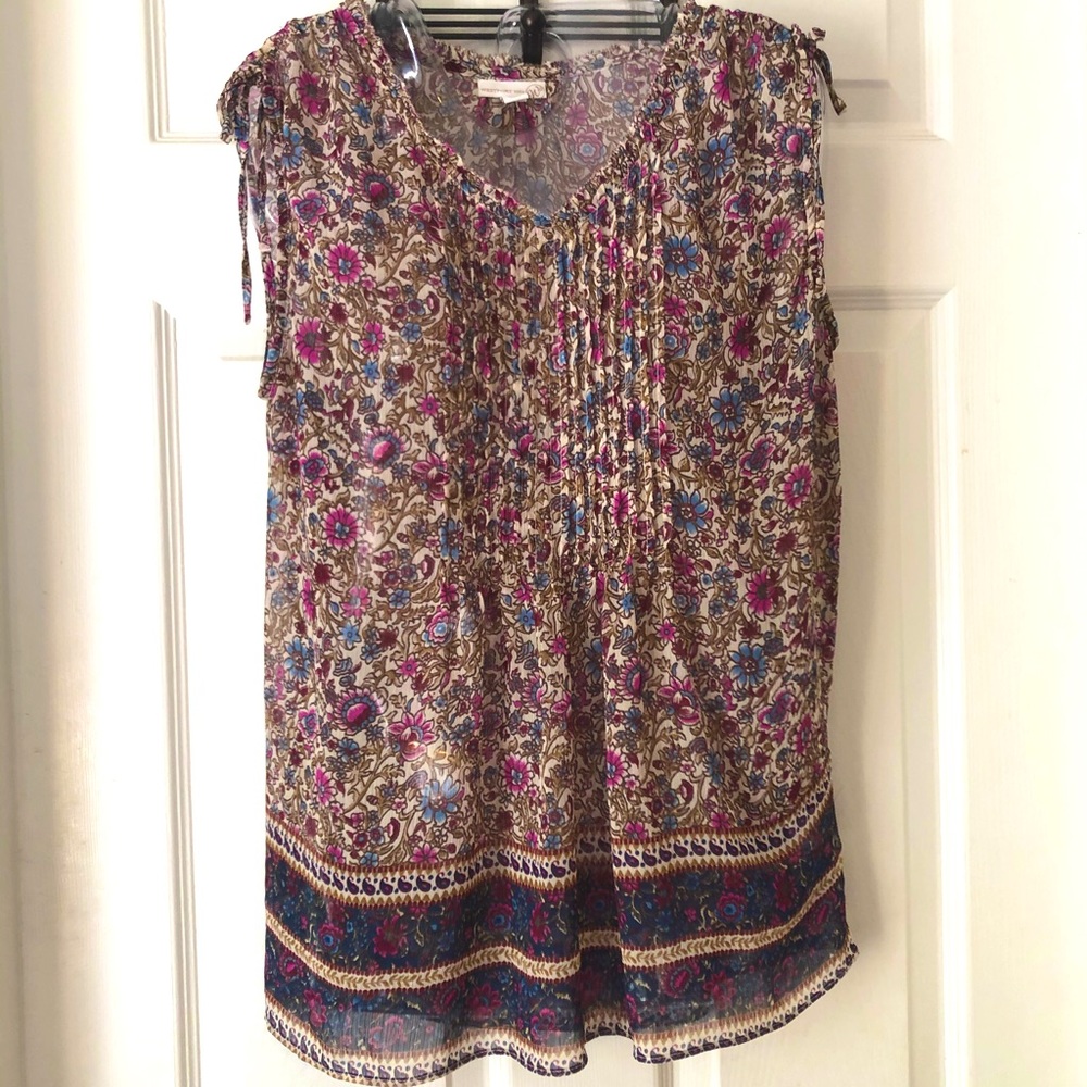 2/$10! LAST CHANCE! Sleeveless Boho Top